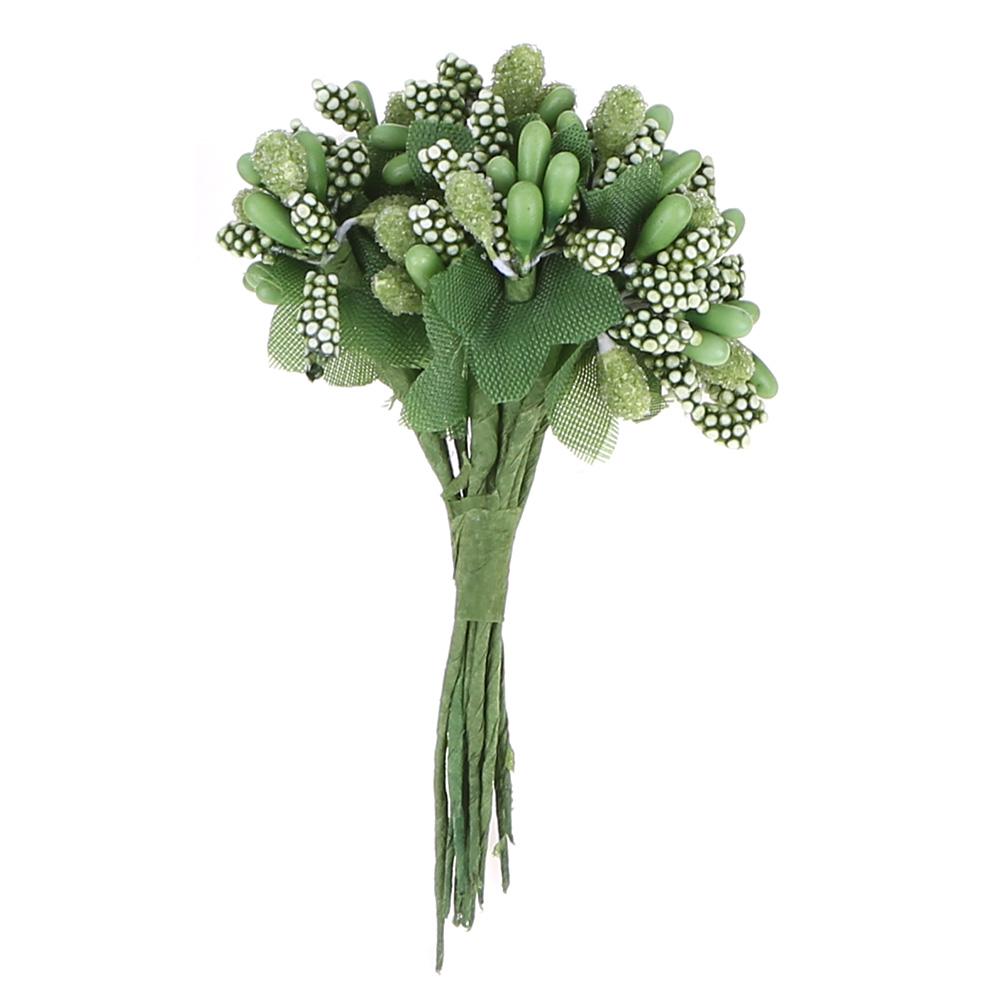 12Pcs Dried Artificial Stamen Flower DIY Home Scrapbooking Garland Fake Blossom 12Pcs Dried Artificial Stamen Flower DIY Home Scrapbooking Garland Fake Blossom
